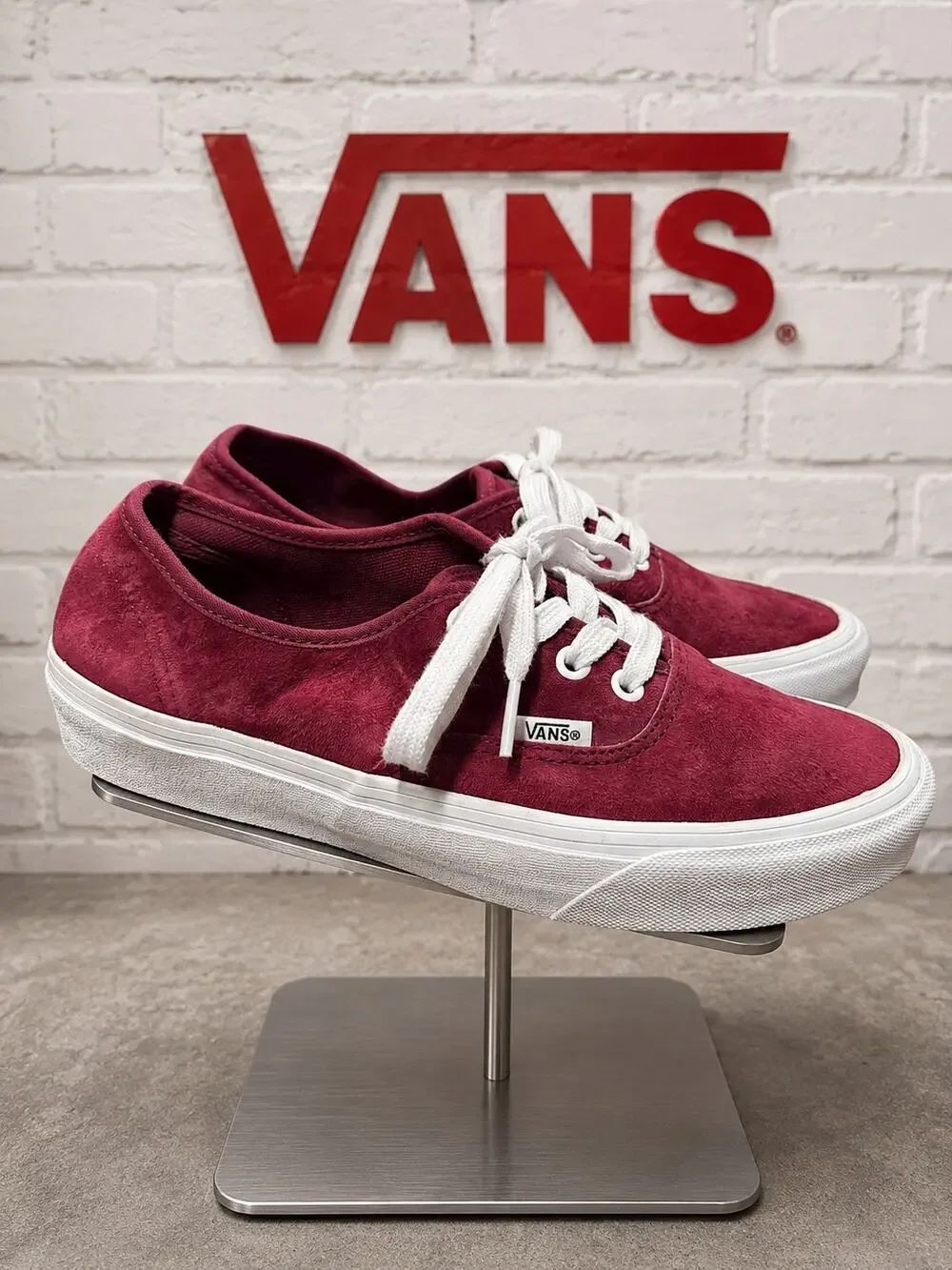 Vans Eco Theory Authentic Burgundy Sneakers Women’s 7.5 Men’s 6
